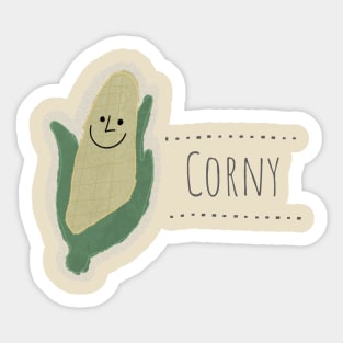 Corny Sticker